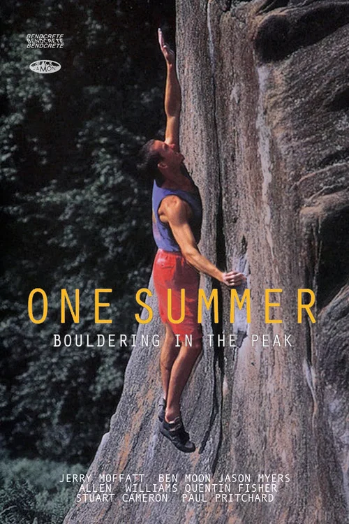 Movie poster for One Summer: Bouldering in the Peak (1994)