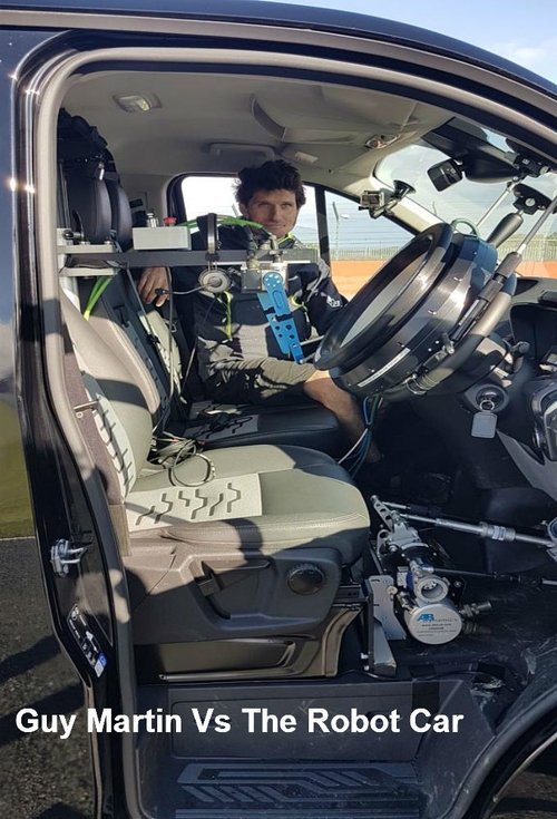 Movie poster for Guy Martin Vs The Robot Car (2017)