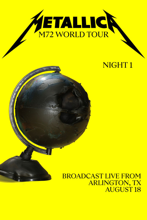 Movie poster for Metallica: M72 World Tour Live from Texas - Night 1 (2023)