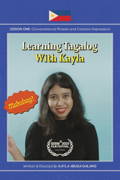 Movie poster for Learning Tagalog with Kayla (2021)