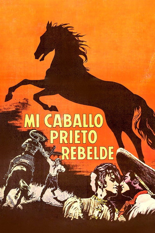 Movie poster for Mi caballo prieto rebelde (1967)