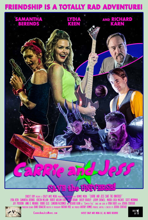 Movie poster for Carrie and Jess Save the Universe! (2022)