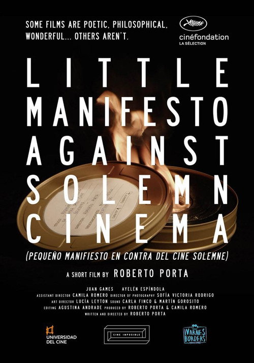 Movie poster for Little Manifesto Against Solemn Cinema (2017)