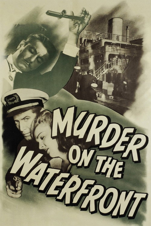 Movie poster for Murder on the Waterfront (1943)