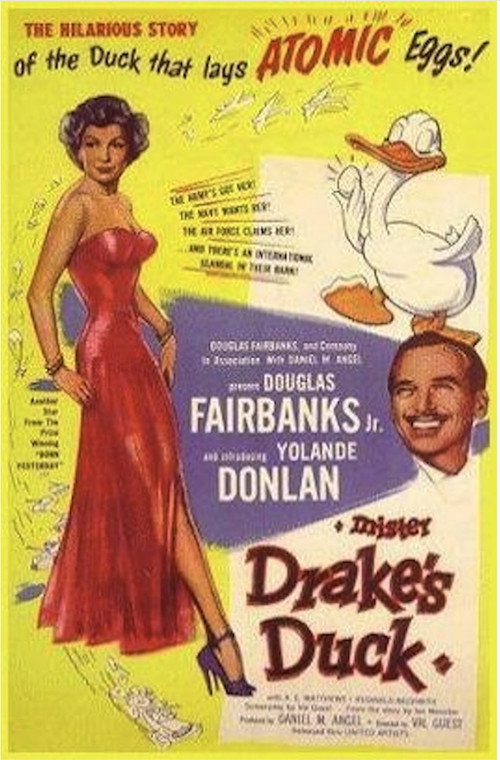 Movie poster for Mr. Drake's Duck (1951)
