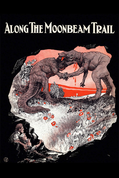 Movie poster for Along the Moonbeam Trail (1920)