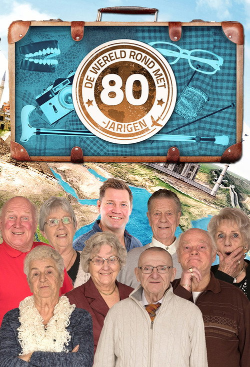 De wereld rond met 80-jarigen poster