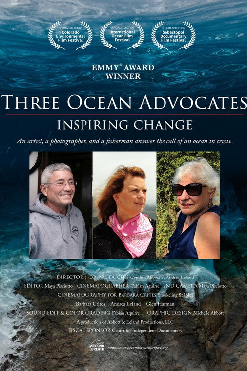 Movie poster for Three Ocean Advocates: Inspiring Change (2021)