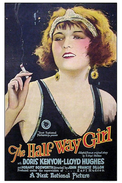 Movie poster for The Half-Way Girl (1925)