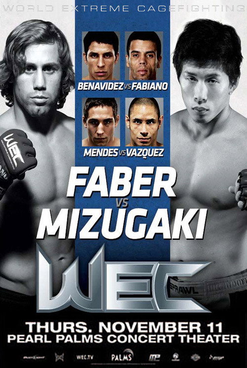 Movie poster for WEC 52: Faber vs. Mizugaki (2010)