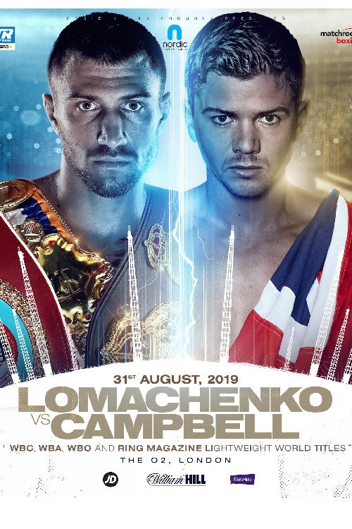 Movie poster for Vasyl Lomachenko vs. Luke Campbell (2019)