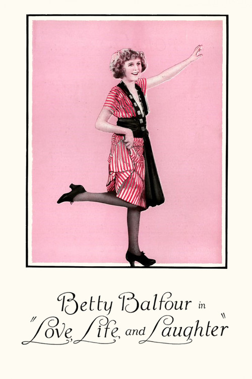 Movie poster for Love, Life and Laughter (1923)