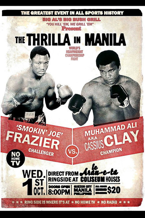 Movie poster for Muhammad Ali vs. Joe Frazier III (1975)