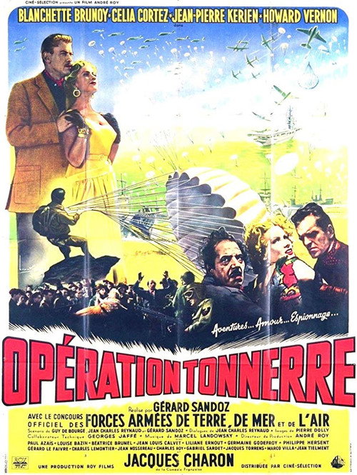 Movie poster for Operation Thunder (1956)