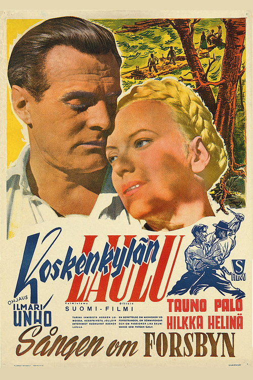 Movie poster for Koskenkylän laulu (1947)