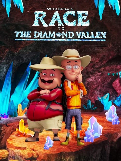 Movie poster for Motu Patlu & The Race to the Diamond Valley