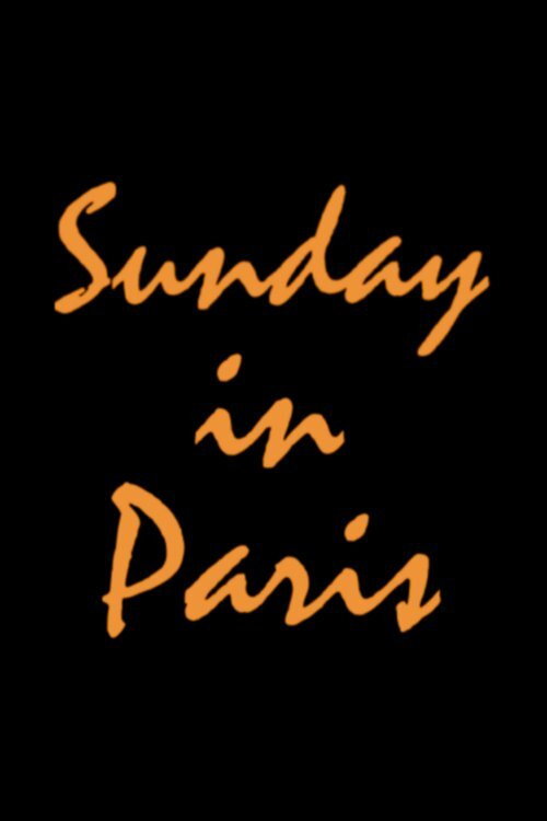 Movie poster for Sunday in Paris (1991)