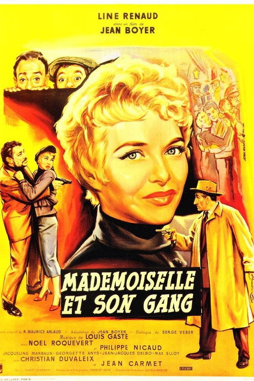 Movie poster for Mademoiselle and Her Gang (1957)