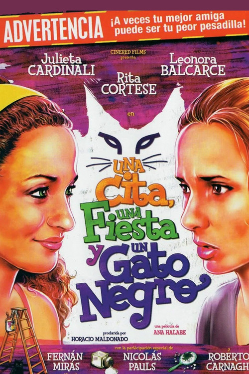 Movie poster for Una cita, una fiesta y un gato negro (2012)