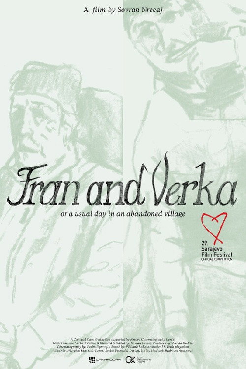 Movie poster for Fran and Verka; or a Usual Day in an Abandoned Village (2023)