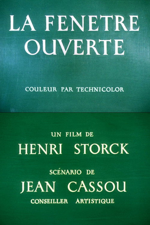 Movie poster for The Open Window (1952)