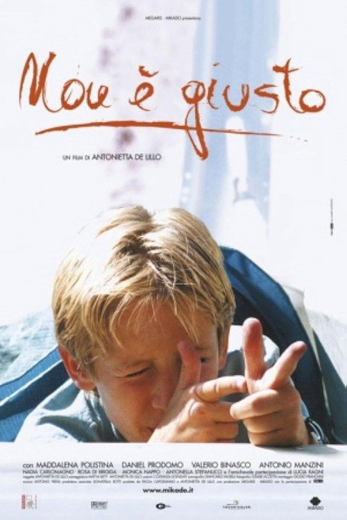 Movie poster for Non è giusto (2001)
