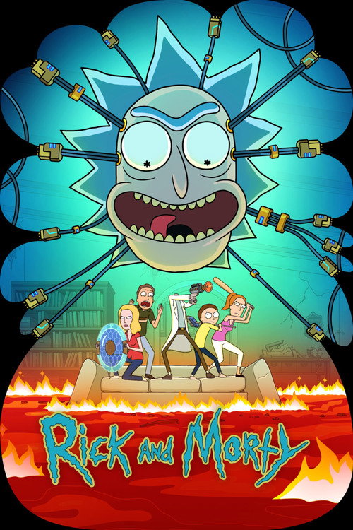 Series poster for Rick and Morty (2013)