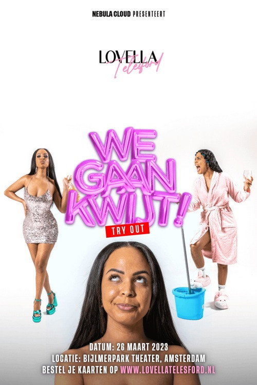 Movie poster for Lovella Telesford: We Gaan Kwijt! (2025)