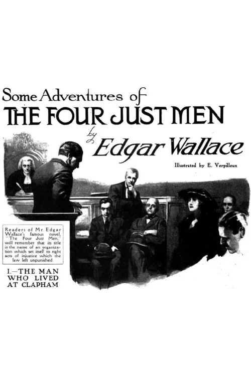 Movie poster for The Four Just Men (1921)
