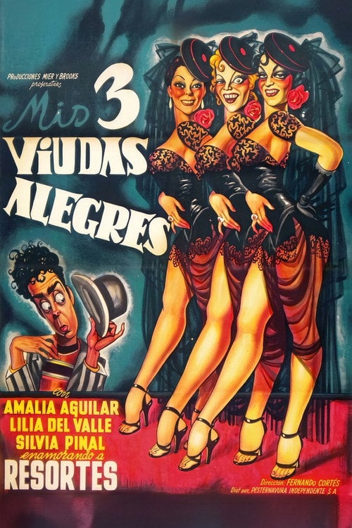 Movie poster for My Three Merry Widows (1953)