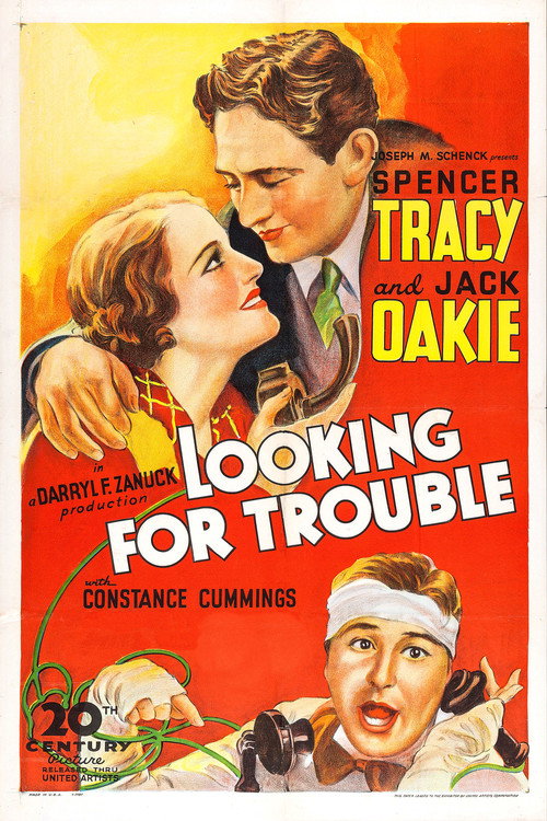 Movie poster for Looking for Trouble (1934)