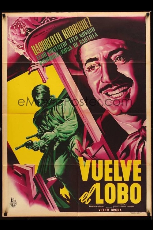 Movie poster for Vuelve el lobo (1952)