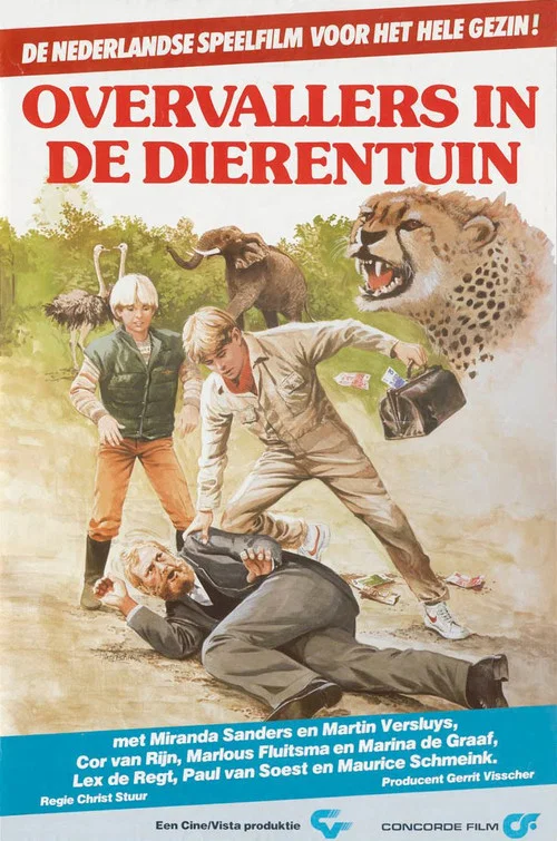 Movie poster for Overvallers in de dierentuin (1984)