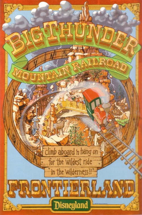 Big Thunder Mountain Railroad | Disneyland Resort poster