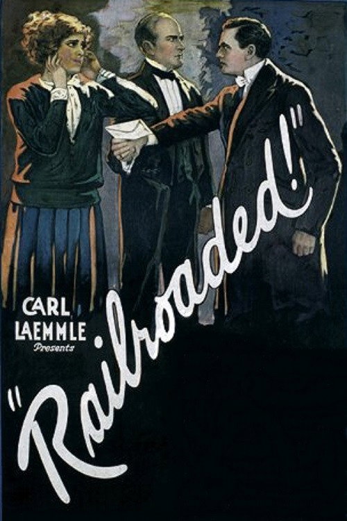 Movie poster for Railroaded (1923)