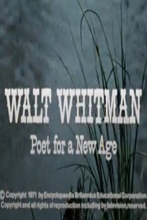 Movie poster for Walt Whitman: Poet for a New Age (1971)