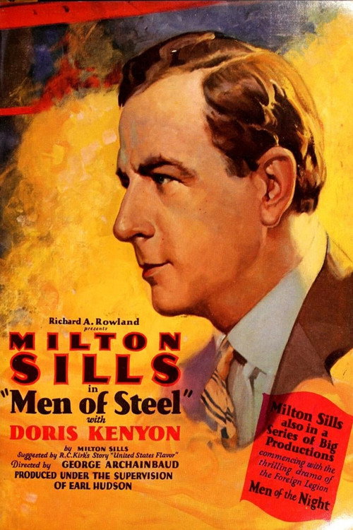 Movie poster for Men of Steel (1926)