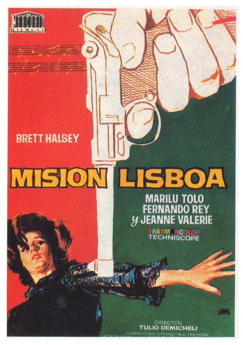 Movie poster for Espionage in Lisbon (1965)