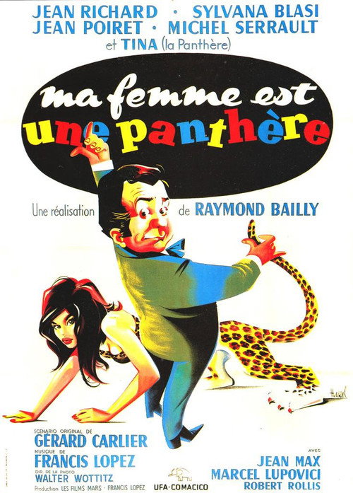 Movie poster for My Wife Is a Panther (1961)