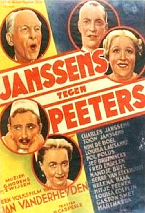 Movie poster for Janssens versus Peeters (1939)