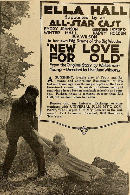 Movie poster for New Love for Old (1918)