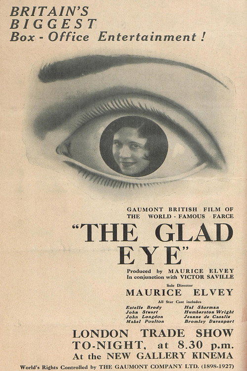 Movie poster for The Glad Eye (1927)