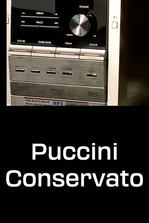 Movie poster for Puccini Conservato (2009)