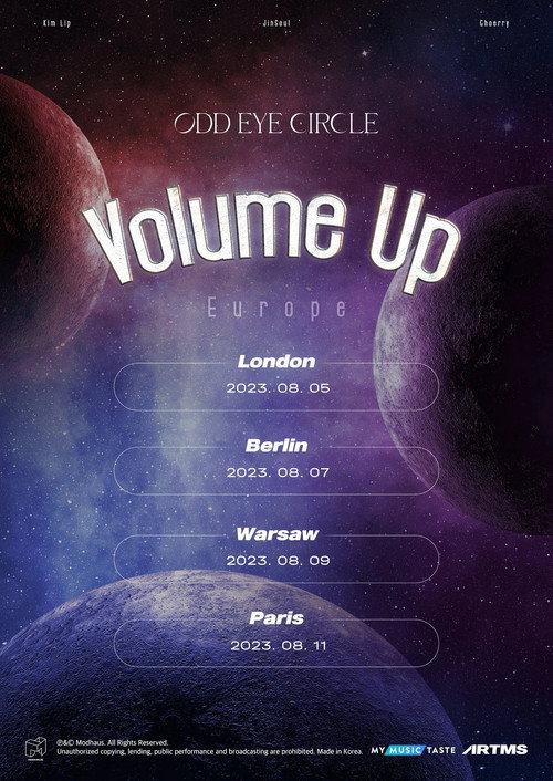 Movie poster for ODD EYE CIRCLE Volume Up