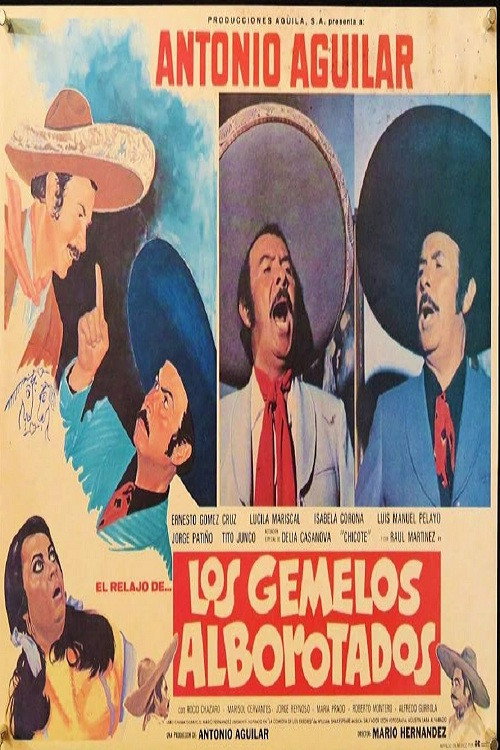 Movie poster for Los gemelos alborotados (1982)
