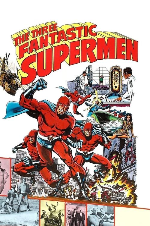 Movie poster for The Three Fantastic Supermen (1967)