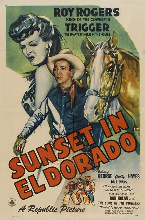 Movie poster for Sunset in El Dorado (1945)