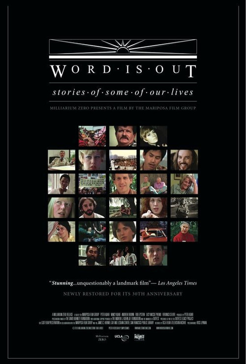 Movie poster for Word Is Out: Then and Now, Thirty Years Later (2008)