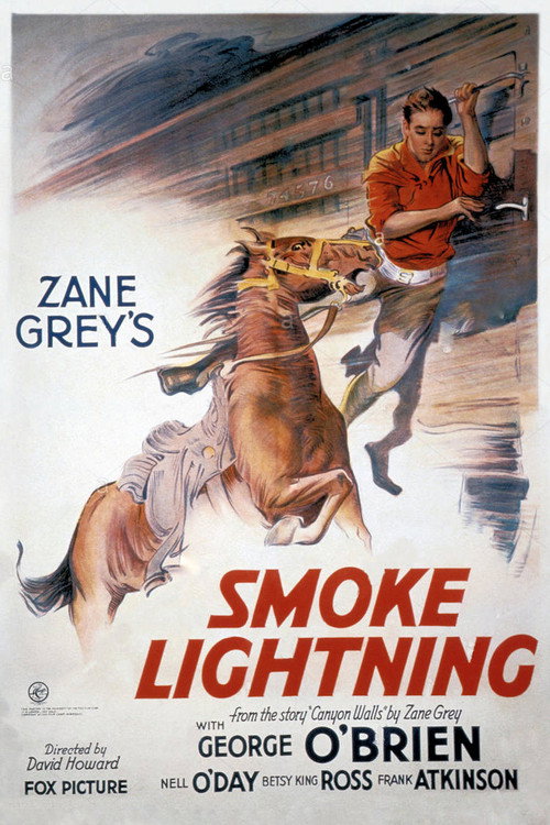 Movie poster for Smoke Lightning (1933)