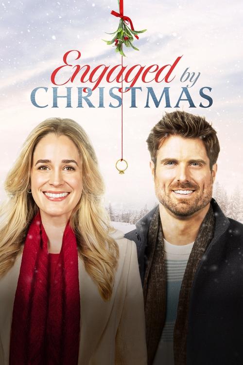 Movie poster for Engaged by Christmas (2024)